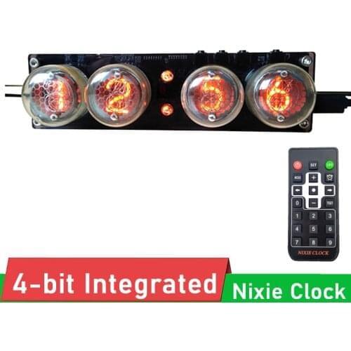 Glow Tube Clock Integrated time with Remote control RGB LED DS3231 digital Nixie Clock QS30-1 SZ1-1 SZ3-1 SZ-8 ZM1020 Z560M