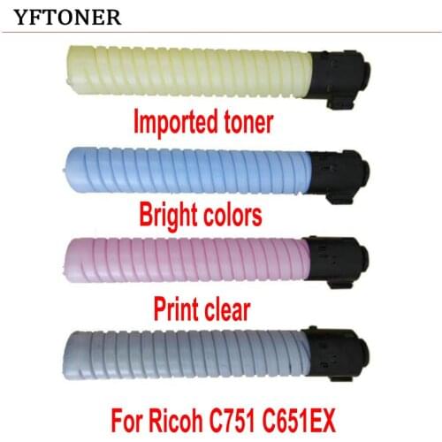YFTONER Toner Cartridge for Ricoh C751 C651EX Cartridge