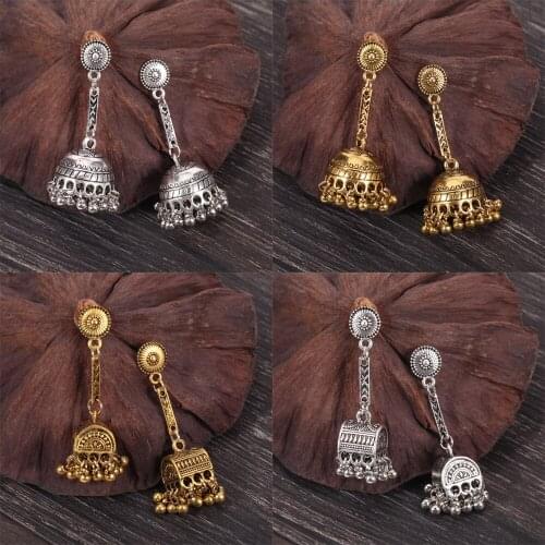 Water Drip Dangle Hanging Bohemian Ethnic Drop Earrings for Women Female Engagement Party Jewelry Accessories