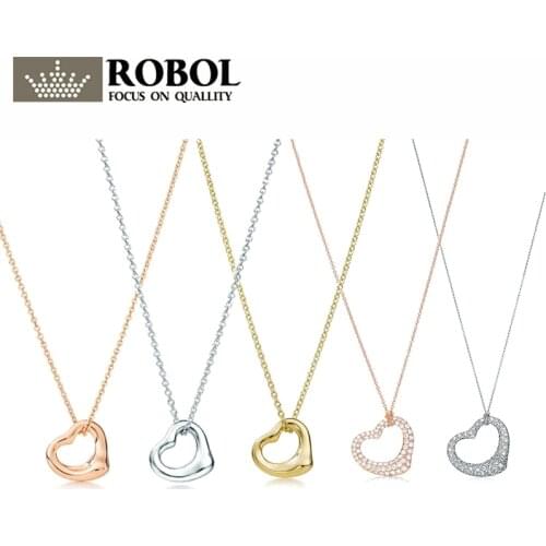 High Quality 1:1 TTFF 925 Sterling Silver Love Classic Necklace Jewerly Original Design Model Exquisite Craftsmanship