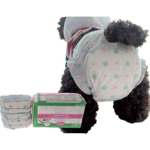 Pet diaper 10Pcs/Lot Disposable Pet Dog Physiological Pants Sanitary Nappy Underwear Diaper dog Menstrual pants pet products