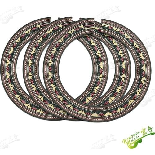 3PCS Guitar Sound hole Inlay WOOD For Classical guitar Guitar Accessories YKQ76