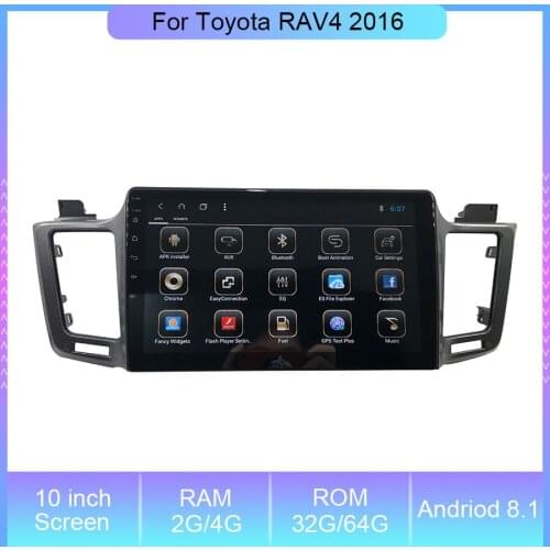 Android DVD Stereo Multimedia 10 ‘’ For Toyota RAV4 2016 Radio GPS Navigation Video Auto Audio Navigation Head