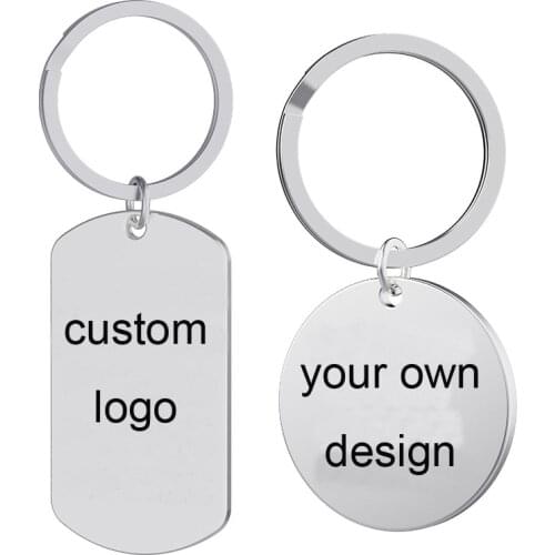 Factory Wholesale Stainless Steel Personalized Customized Pendants Key chain