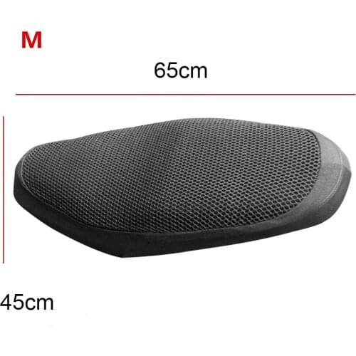 Summer motorcycle scooter seat cover electric bicycle breathable 3D mesh seat cover cushioning and comfortable quick-drying poly
