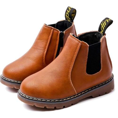 2020 Winter Childrens Boots For Girls Plush Boys Martin Boots Casual Warm Kids Shoes Sneakers Fashion Baby Toddler Snow Boots