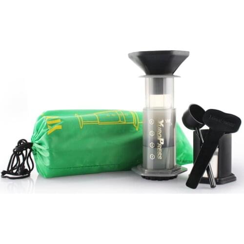 French press Portable Coffee maker drip Portafilter Espresso coffee machine reusable contain 350pcs 64mm Coffee filter paper