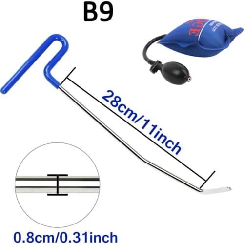 Tools 1 pcs blue color push Rods Hooks with pum wedge Car Crowbar auto body Dent repair tools