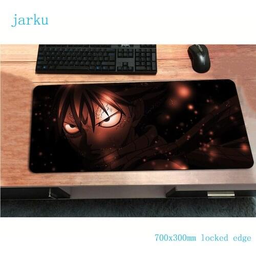 Fairy tail mouse pad 700x300x2mm gaming mousepad anime gadget office notbook desk mat xl padmouse games pc gamer mats