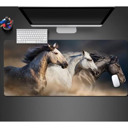 Handsome Stallion Mouse Pad For High Quality Game Players Game Pad Computer Office Keyboard Ultra-thin Lock Side Table Mats