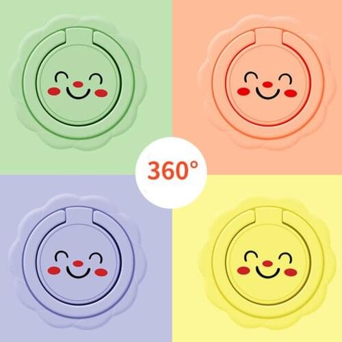 Metal Smile Finger Ring Mobile Phone Stand Holder For iPhone 11 Pro XS Max X 8 Plus SE SmartPhone Stand Magnetic For Cell Phone