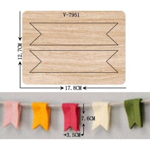 New card wooden dies cutting dies for scrapbooking Multiple sizes V-7951