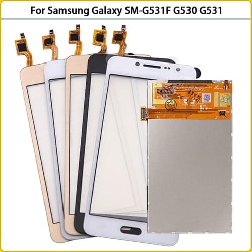 For Samsung Galaxy Grand Prime G531F SM-G531F G530H G530 G531 LCD Display Touch Panel Glass Sensor Digitizer Replace