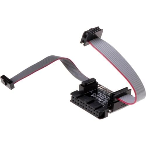 Adapter Board for 20P 2.54 mm JTAG to 10P 2.0mm 1.27mm SWD Interface Converter