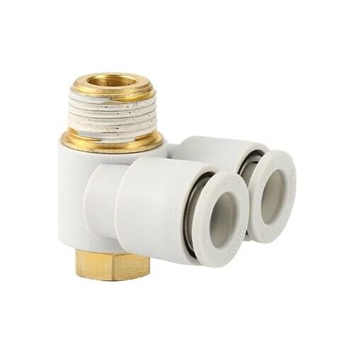 10 PCS KQ2Z Pneumatic tube external thread quick insert joint 04,06,08 pipe diameter KQ2 Series