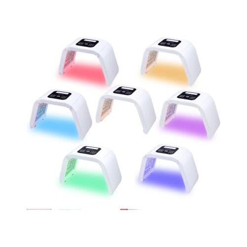 Portable LED light therapy LED skin rejuvenation device with 4 Color RED Blue Yellow Green LED light Facial cleansing instrument