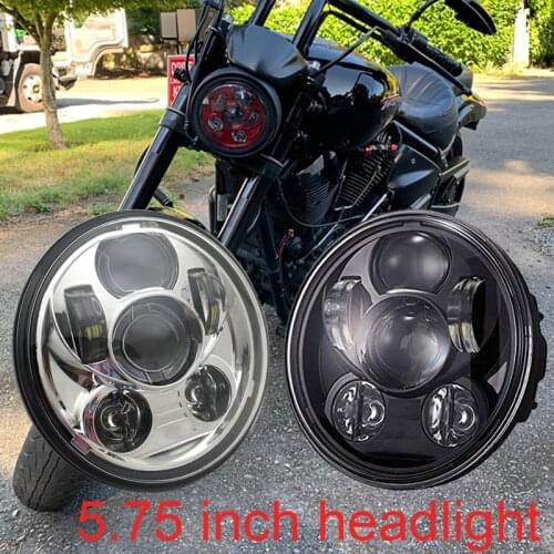 5 3/4" 5.75 inch Projection LED Light motorcycle Headlight LED Head lamp For H arley sportster davidson touring