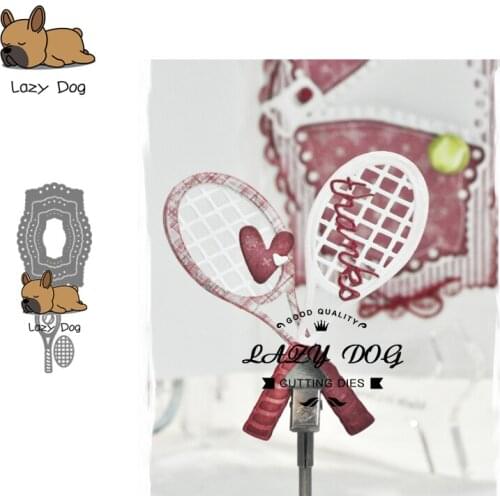 Tennis Background Series Metal Cutting Dies Scrapbooking Stencil DIY Craft Embossing Die Cuts Card Making New Dies For 2019
