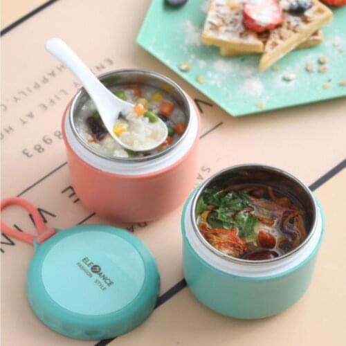 304 Stainless Steel Food Thermal Jar Insulated Soup Thermos Containers Stainless Steel Lunch Box Drinking Cup Water Cup