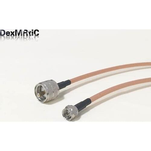 High-quality low-low UHF Male Plug PL259 Switch F Male Plug pigtail cable RG142 50CM/100CM Adapter