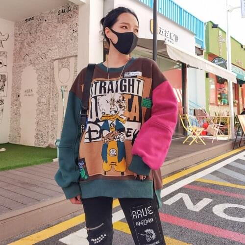 Women Black Diamond Sweatshirt,Thicken Turtleneck Collar Knitting Long Sleeve Hoodies Pullovers