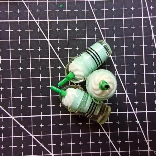 1pcs/lot resin solid blue color Icecream 26mm fairy garden gnome moss terrarium crafts bonsai home decor for DIY A032-3