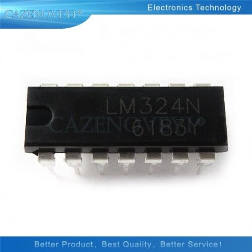 10pcs/lot LM324N LM324 DIP-14 In Stock