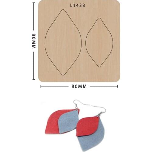 2021 Craft Die Beautiful Earring Cutting Mold Wood Dies decoration scrapbooking Paper Card Craft