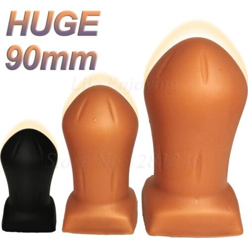 2021 New Super Huge Anal Plug Big Butt Plug Beads Anus Expansion Stimulator Prostate Massage Erotic Anal Sex Toys For Woman Men