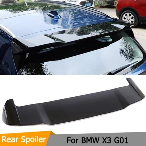 ABS Roof Spoiler For BMW X3 G01 2018 2019 Not for X3M Rear Roof Spoiler Wing Lid Carbon Look / Glossy Black