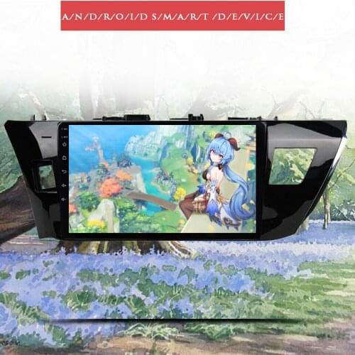 10‘’ IPS Car GPS Navi System Radio FM AM Video Audio A/V Player With 4G Net Carplay Android 10 For Toyota Corolla 2013 - 2016