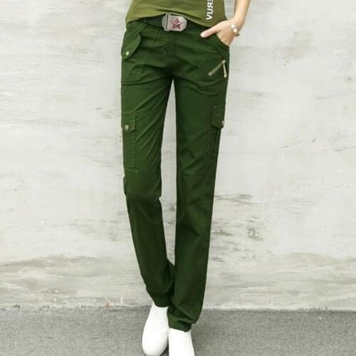 Outdoor Camouflage Multi-pocket Plus Size Pants Women Fashion Breathable Military Trousers Camping Trekking Hiking Tactical Pant