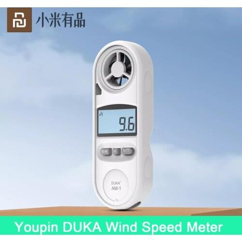 Xiaomi Youpin DUKA Digital Anemometer AM-1 Portable Handheld Wind Speed Meter Wind Temperature Measurement with Backlight LCD
