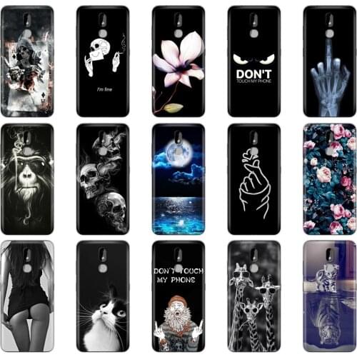 For Nokia 3.2 Case 6.26" Painting Silicon TPU Soft Back Cover For Nokia 3.2 Phone Case Bumper Full 360 Protective Coque Black