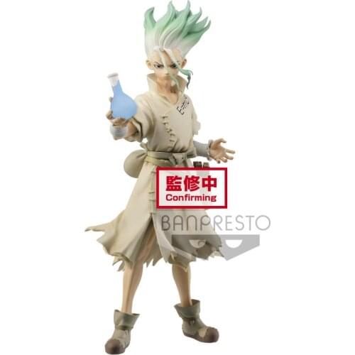 In Stock Banpresto Dr.STONE FIGURE of STONE WORLD SENKU ISHIGAMI PVC Action Figure model Figurals