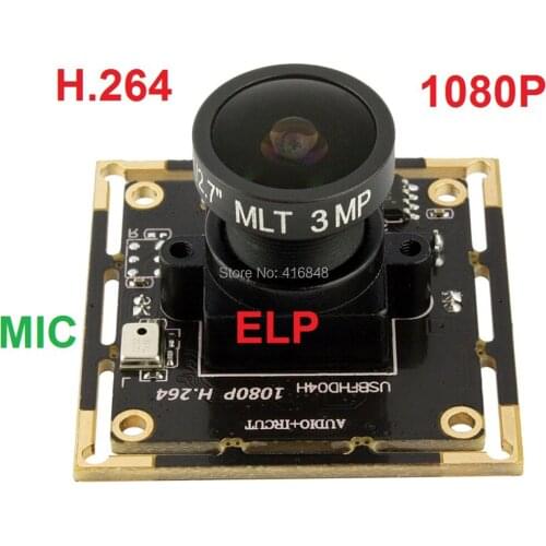 H.264 MJPEG YUY2 2MP wide view 170 degree fisheye usb camera module UVC for industrial machine monitoring