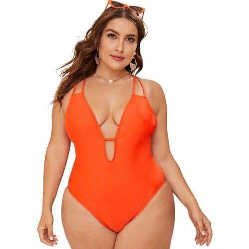 Hibkn Orange Swimwear