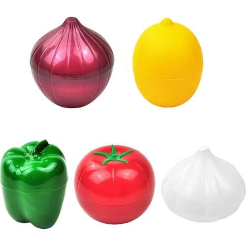 13MA Kitchen Food Crisper Vegetable Container Onion Tomato Lemon Fresh Storage Box