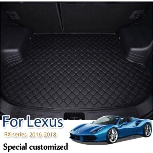 Custom Car trunk mat for Lexus RX series 2016 2017 2018 cargo liner carpet interior accessories cover