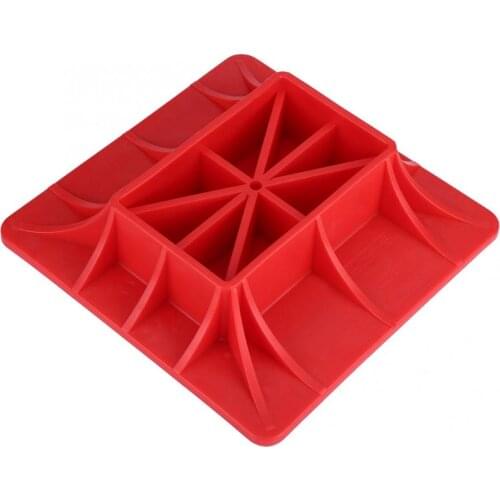 ABS Off-Road Base Lifting Jack Surface Pad Red Color to Alleviate Jack Hoisting Sinkage