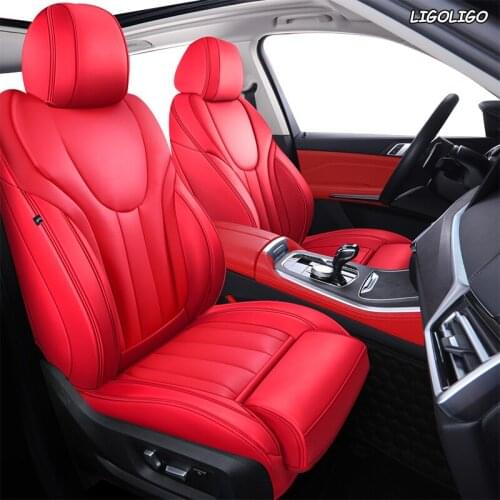 LIGOLIGO Custom Leather car seat cover For Trumpchi GA6 GA3 GS5 GA8 GS8 GA5 GS4 GS7 GS3 GM8 GA4 GM6 Automobiles Seat Covers