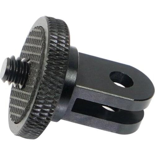 Mini Tripod Mount Adaptor Aluminum Alloy CNC 1/4 Screw Head Adapter for GoPro Hero 8 7 6 5 for DJI EKEN Camera Accessories