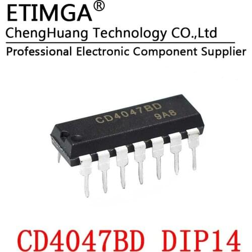 5PCS/LOT CD4047 CD4047BE CD4047BD DIP14 Logic-Multi-Frequency Oscillator