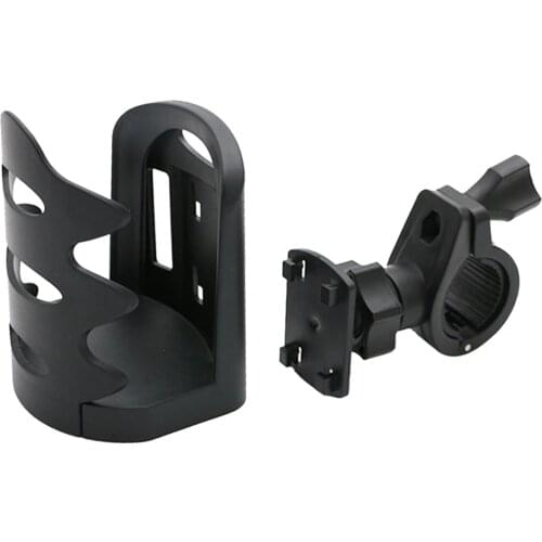 New Black ABS Motorcross Handlebar Drink Bottle Cup Holder Mount Release ATV