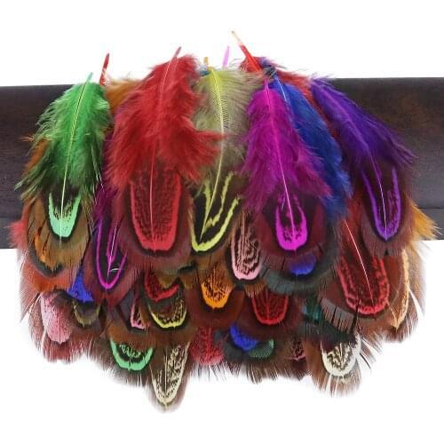 Beautiful Pheasant Feathers DIY Earring Crafts 3-8Cm Natural Plumes Jewelry Making Decoration Wholesale 50 Pcs Pheasant Feather