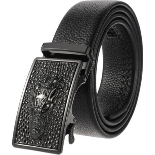 NEW Cow Genuine Leather Luxury Strap Male Belts for Men New Fashion Classice Vintage Alloy Buckle Men Belt High Quality Y2564