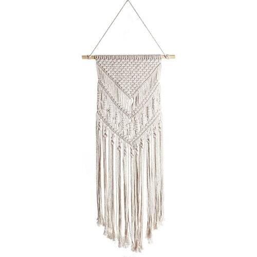 Hand Woven INS Tassels Tapestries Wall Hanging Ornaments Wedding Home Decoration Accessories Bedroom Decor Aesthetic
