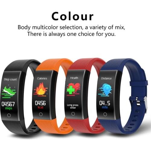 2020 Smart temperature Bracelet Watch Band Heart Rate Blood Pressure Bluetooth Health Wirstband Waterproof bluetooth camera