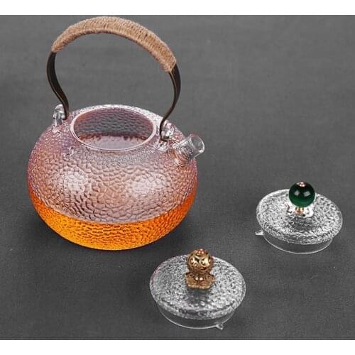 Heat Resistant Teapot Glass Office Chinese Kung Fu Tea Filter Teapot Kettle Coffee Glass Theire En Verre Household Tools DE50CH