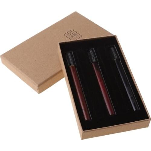 1/3/5pcs Wooden Pen Extender Holder Sketching Drawing Pencil Lengthener School